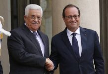 Mahmoud Abbas ultime soutien du plan de paix de Hollande