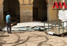 Installation de Mister Co à Gorée, Sénégal