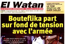 La démission du président Bouteflika saluée par la presse algérienne