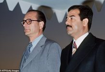 Pour les services anglais, Chirac aurait été payé par Saddam Hussein