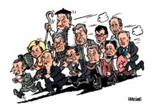 Présidentielle française, douze candidats en lice