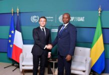 La rencontre entre Brice Oligui Nguema et Emmanuel Macron à Dubaï.