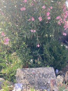 La tombe d'Algert Camus à Lormarin