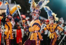 Notre semaine culturelle africaine (2- 9 janvier) débute avec Kaapse Klopse, le deuxième Nouvel An de Cape Town (2 janvier)