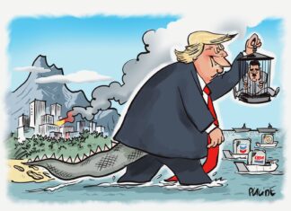 Le président vénézuélien Nicolas Maduro enlevé par Donald Trump