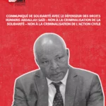 « Non à la criminalisation de la solidarité en Tunisie »