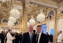 USA-France : réception entre amis à l’Élysée