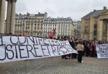 Manifestation contre un budget « raciste » à l’université Paris 1