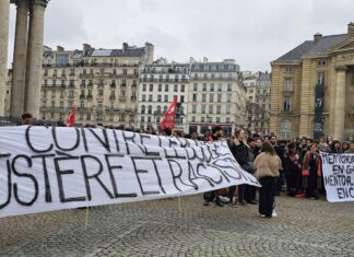 Manifestation contre un budget « raciste » à l’université Paris 1