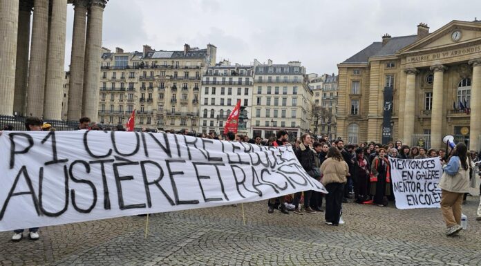 Manifestation contre un budget « raciste » à l’université Paris 1